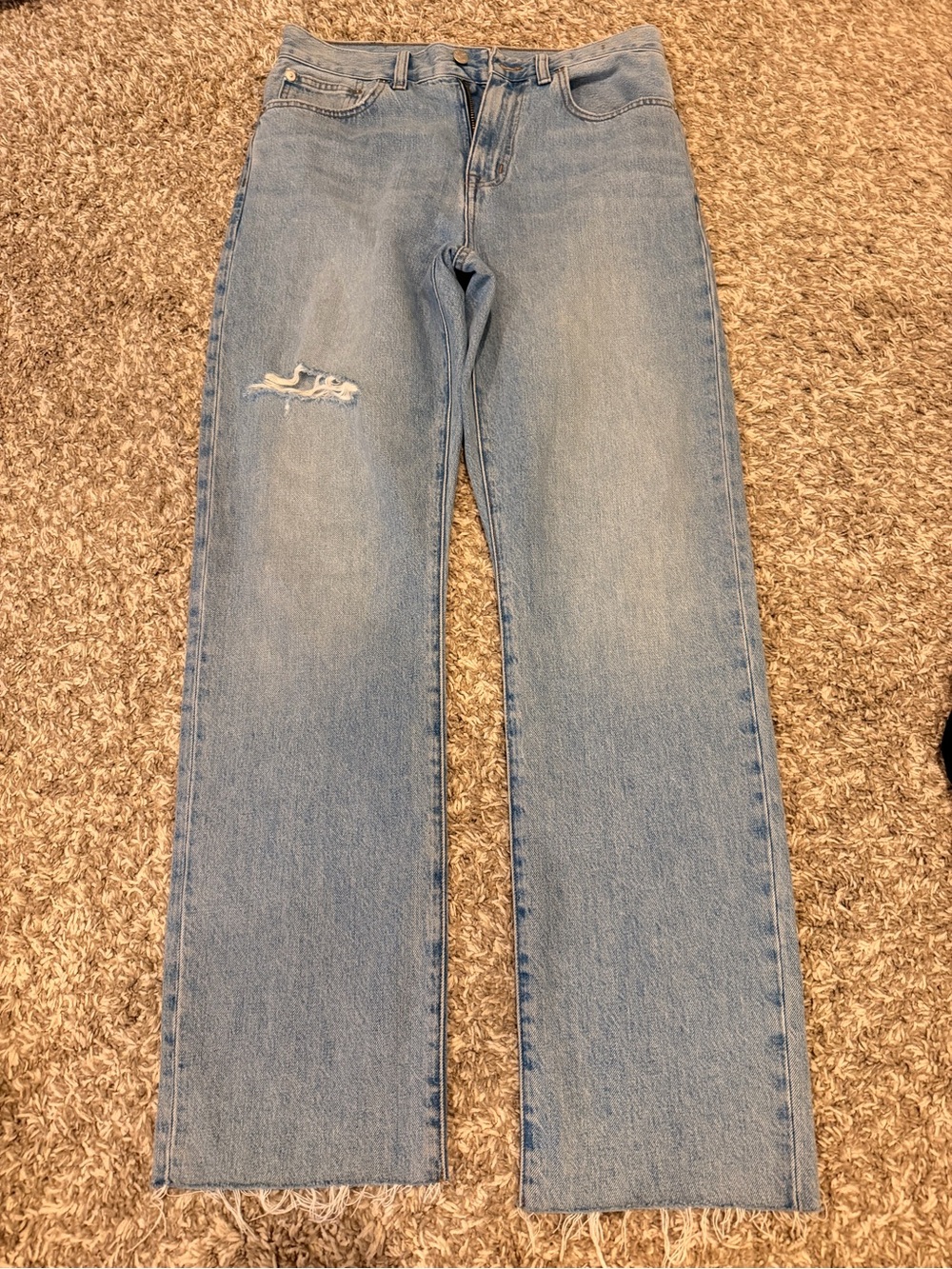 Madewell Light Blue Straight Leg Jeans